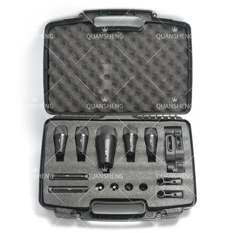 2025 E900 7 Drum Mic E906 E904 E902 Wired Dynamic Drum Microphone Kick Bass Instrument Cymbals Mic for Recording
