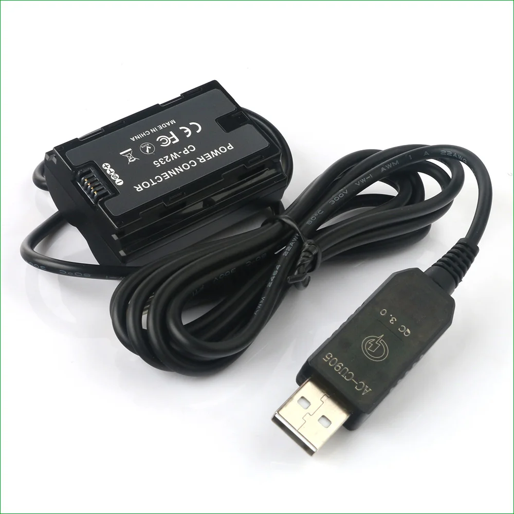 Conector de alimentación de batería ficticia NP-W235 NP W235 para cámaras digitales FUJIFILM, CP-W235, XT4, X-T4, XT5, GFX100S, X-T5, XH2S, GFX50SII