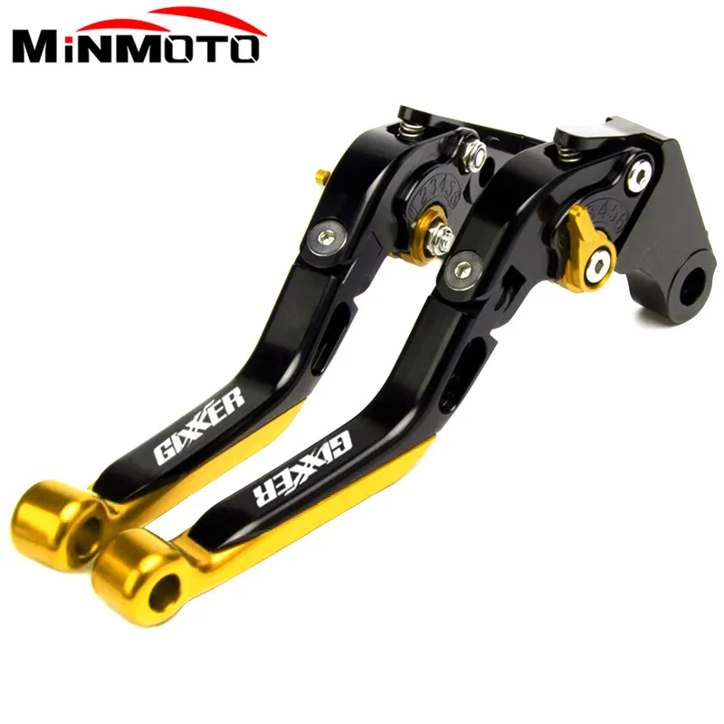 Motorcycle Accessories CNC Adjustable Extendable Foldable Brake Clutch Levers For GIXXER 250 SF 250SF 150 125 2020-2023