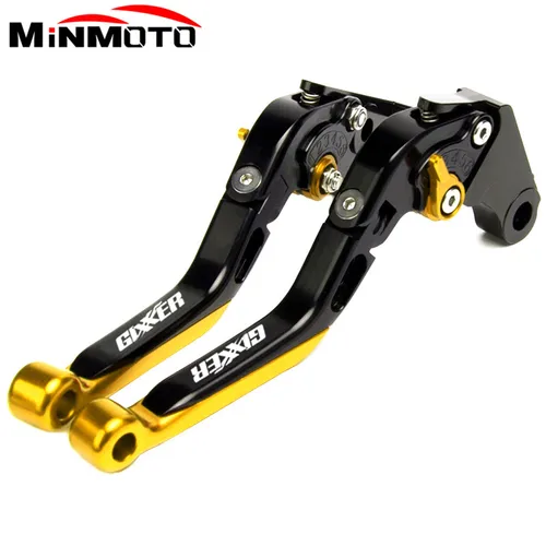 Imagen 2 del producto Palancas de embrague de freno plegables extensibles ajustables CNC, accesorios de motocicleta para GIXXER 250 SF 250SF 150 125 2020-2023