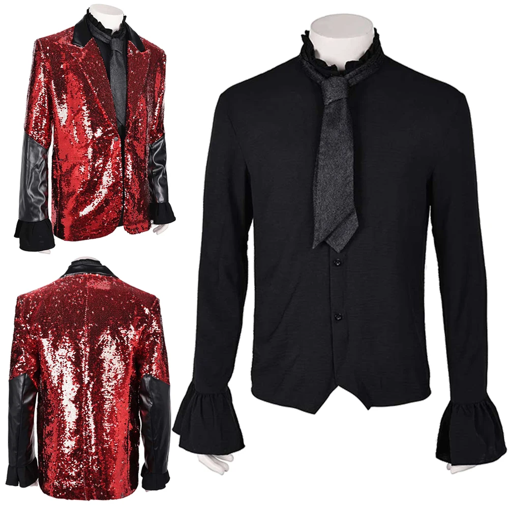 Fantasia Band Ghost Cosplay Performance Clothing 2024 Movie Rite Here Rite Disfraz Costume Men Halloween Carnival Party Clothes