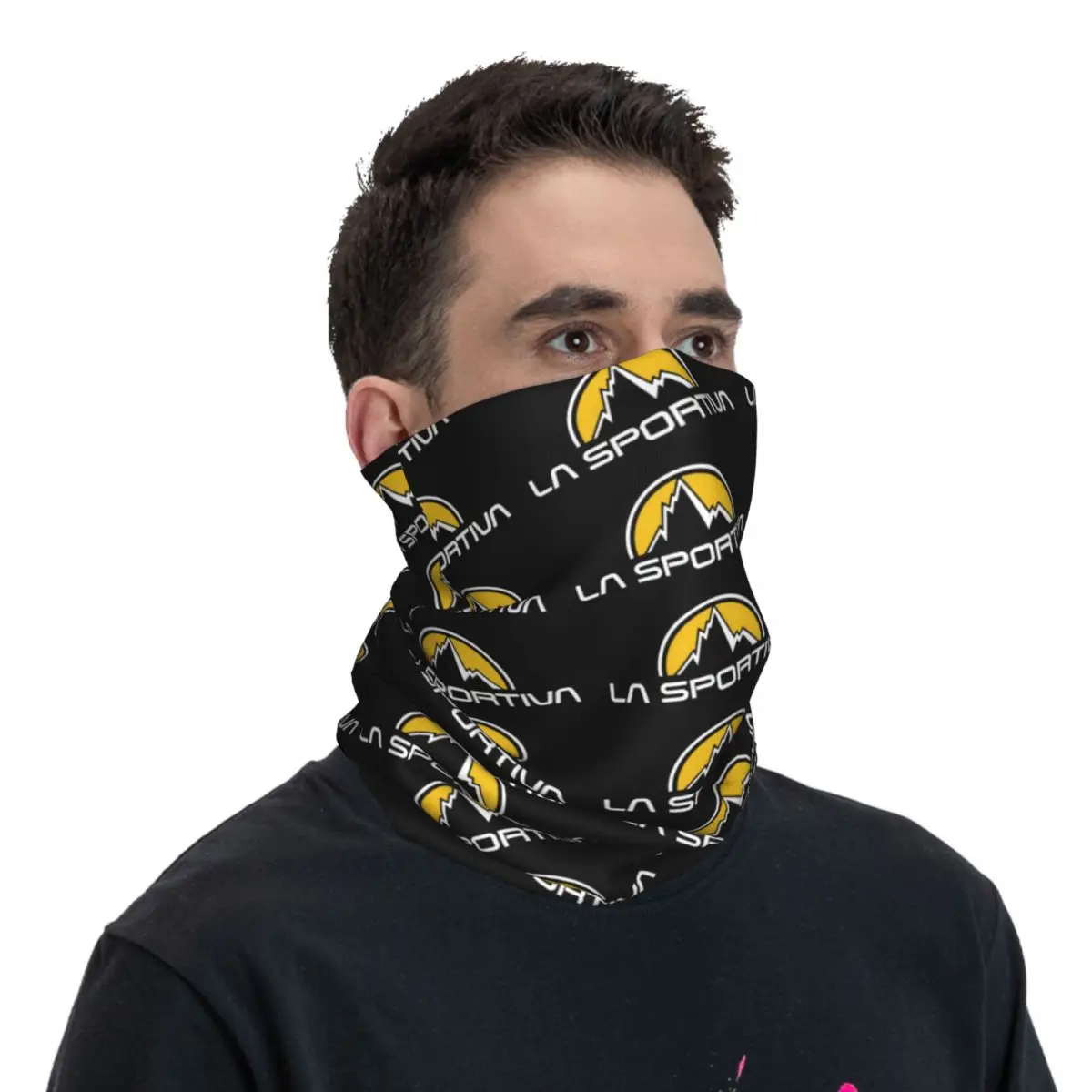 Adventure La SPORTIVA Bandana Neck Cover Printed Balaclavas Mask Scarf Multi-use Cycling Fishing for Men Women Adult All Season