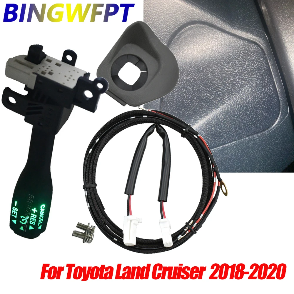 For Toyota Land Cruiser 2018 2019 2020 Cruise Control Switch With Dust Cover 45186-30180 45186-30180-E0 84632-34011