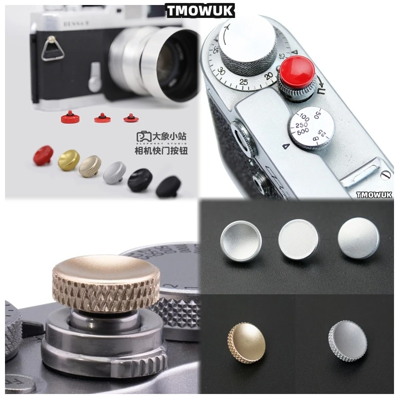 

For Sony RX10 II III IV A7M2 M2 M3 M4 M5 A6000 Popular Concave Shutter Release Button Aluminum Parts For Cameras