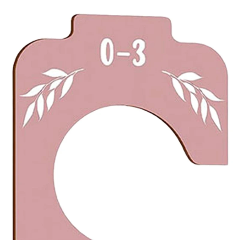 16PCS Wooden Baby Closet Dividers Baby Clothes Organizer Newborn Supplies For New Parents