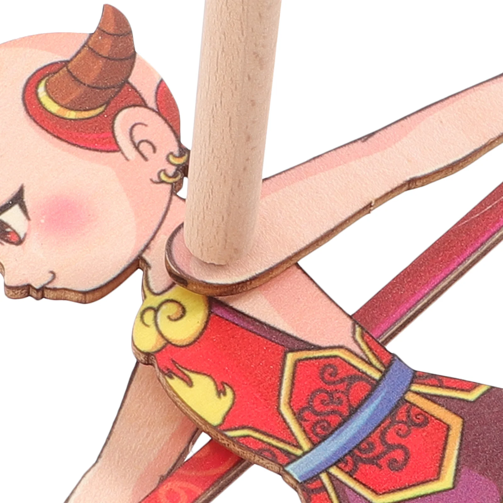 หุ่นเชิดเงาไม้แบบดั้งเดิมของจีน ของเล่นเสริมพัฒนาการ งานฝีมือสำหรับการแสดงบนเวที เหมาะสำหรับเด็กและผู้ใหญ่