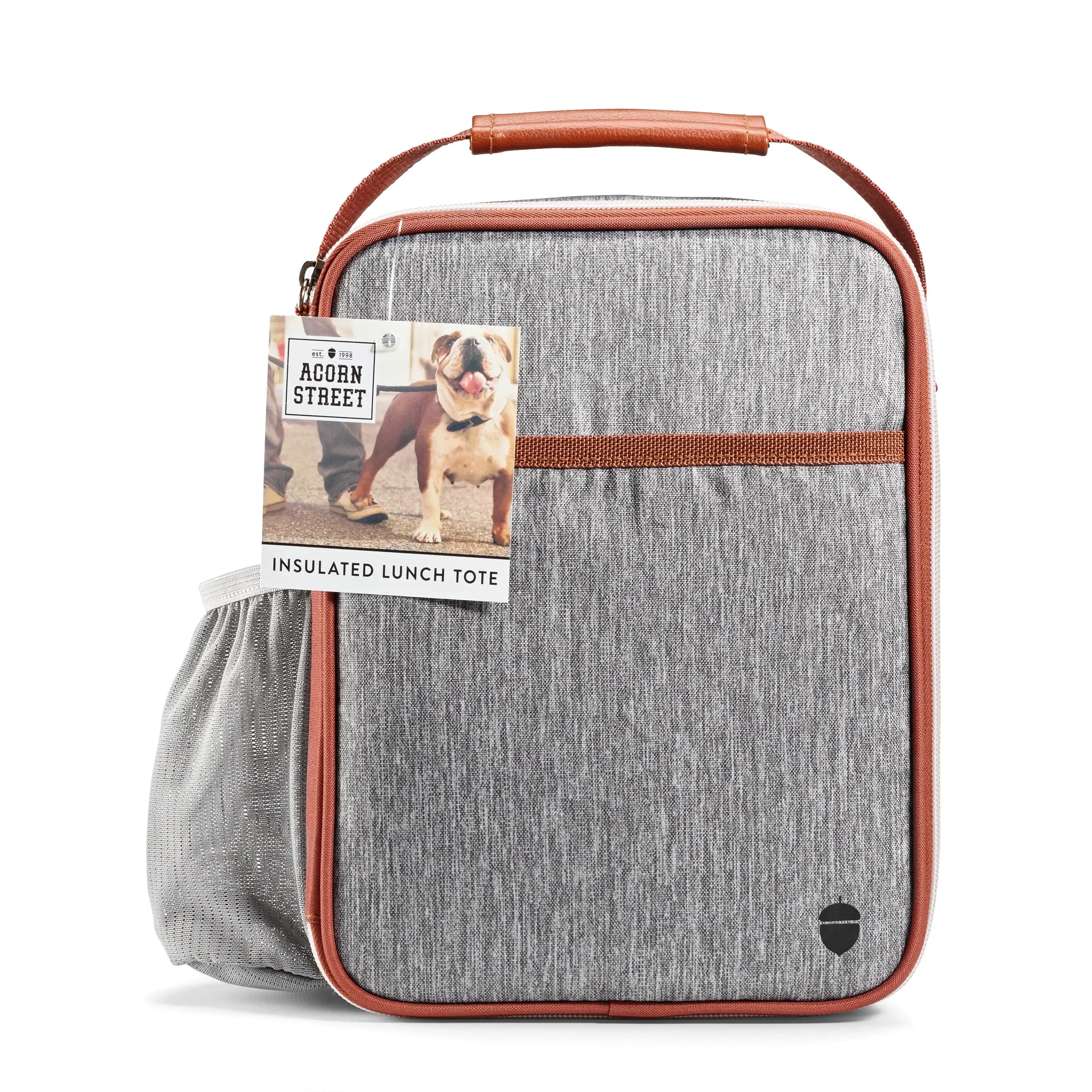 Borsa per il pranzo riutilizzabile con isolamento verticale per uomini, donne e bambini