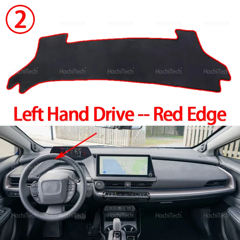 Für Toyota Prius XW60 Fünfte Generation 2022 2023 2024-Present Dashboard Abdeckung Pad Auto Liner Anti-Uv Matte Sonnenschirm Dashmat Teppich – Detail 10