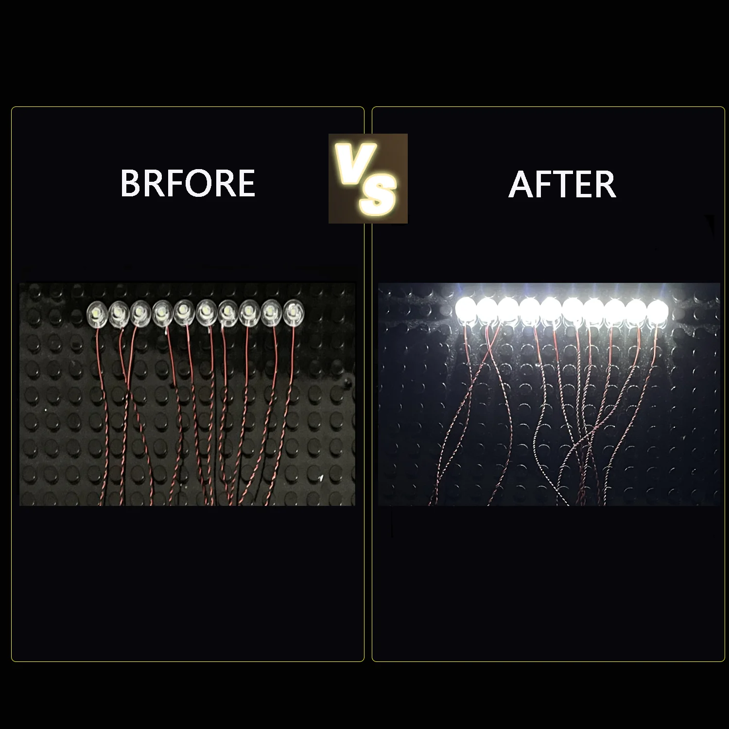 LYBMTWF 10pcs 1X1 Kit de iluminação de bloco de construção de luz redonda, tijolos de iluminação LED, iluminação de bloco de construção DIY, ilumina sua construção