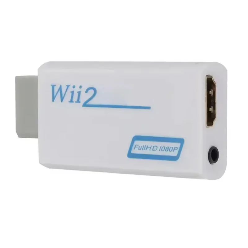 Voor Wii Console Converter Full HD HDMI-compatibele adapter met 3,5 mm jack audio-videokabel 720P voor pc HDTV-monitor