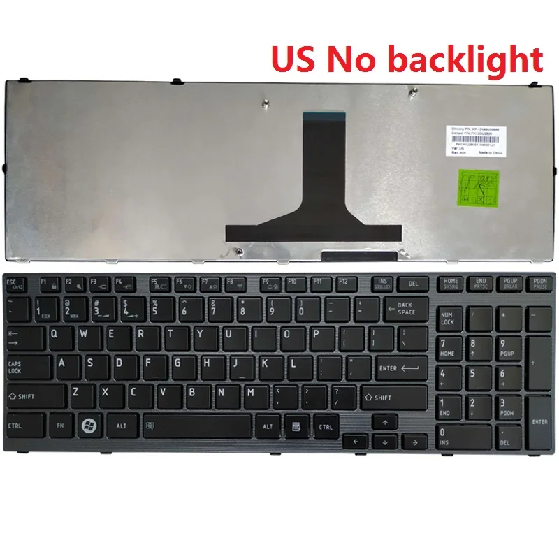 New English/US/UK laptop keyboard FOR Toshiba Satellite P750 P750D P755 P755D P770 P770D P775 P775D For Qosmio X770 X775