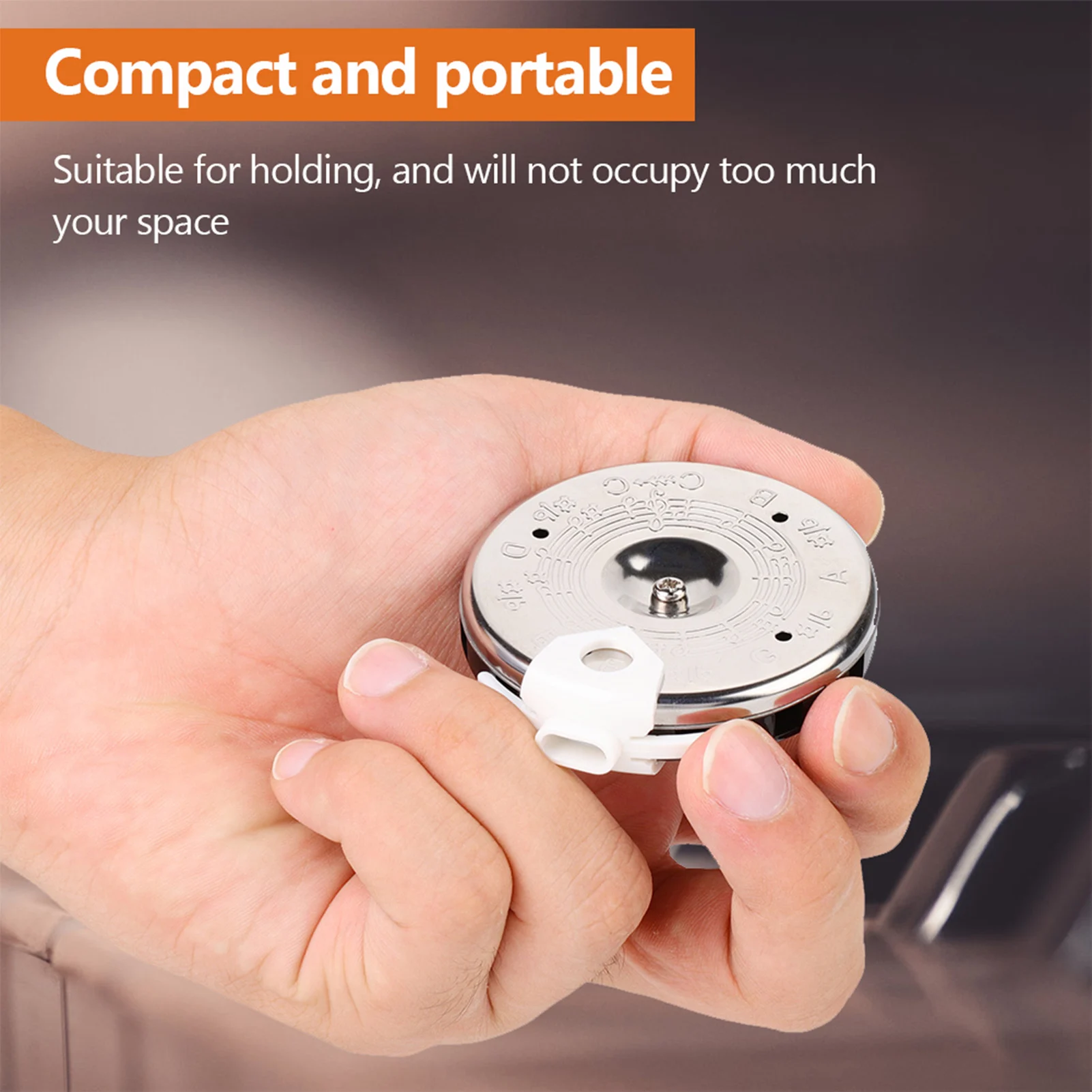 Chromatic 13 Pitch Pipe Tuner Sensitive Chromatic 13 Pitch Pipe Tuner C-C Tuning Tool with Case Instrument Accessory