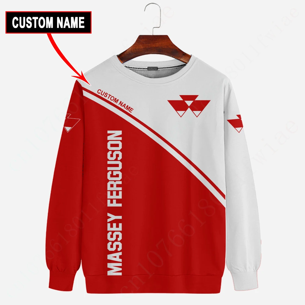 Massey Ferguson T Shirt For Men Women Casual Quick Drying O Neck Long Sleeve Unisex Clothing Anime T-shirts Harajuku Sweatshirt