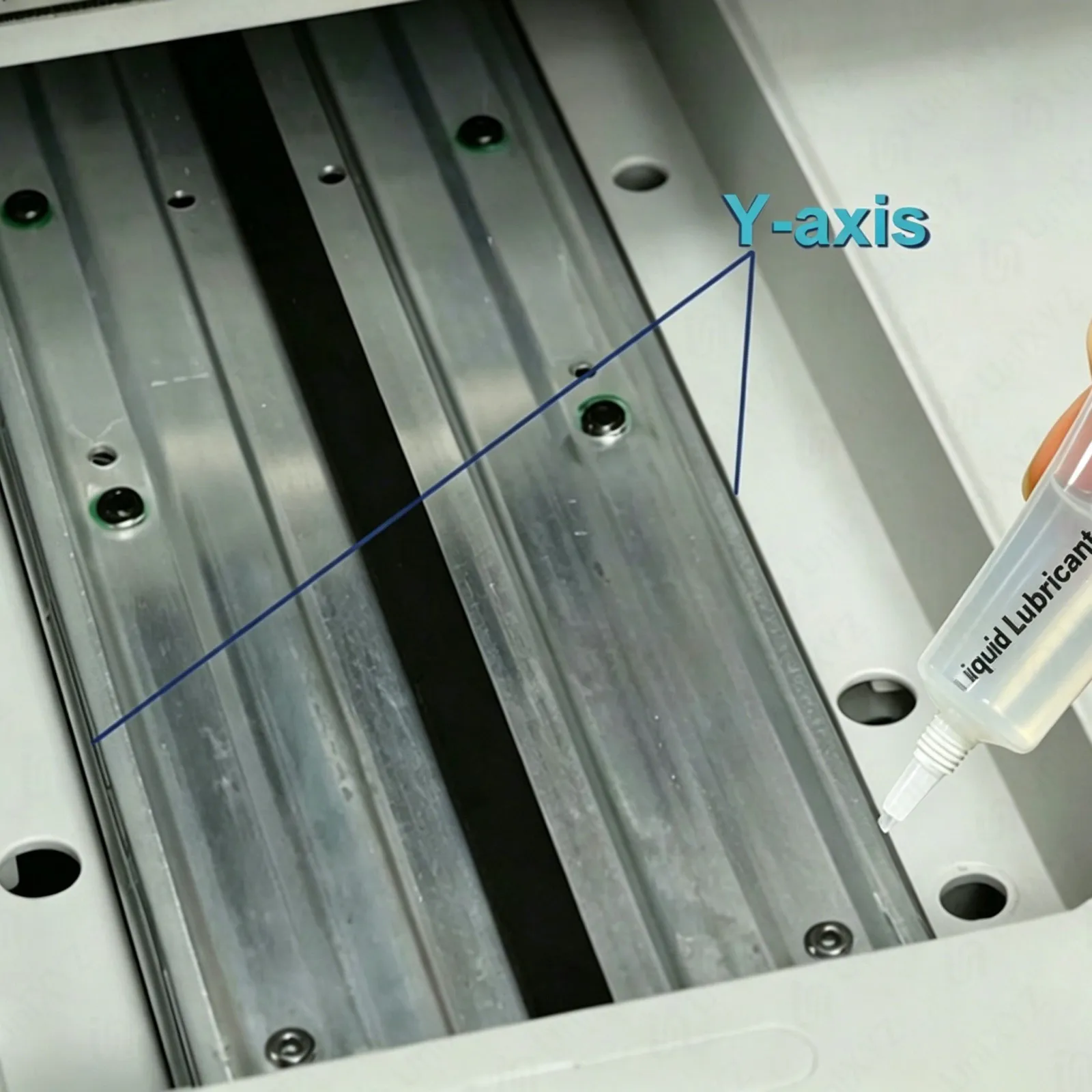 2w1 Płynny olej i smar do drukarek 3D Bambu Lab X1 P1 P2 H2D Creality Ender 3 k1 X Y Z, bezpieczny dla plastiku, do łożysk osi. — zdjęcie produktu 3