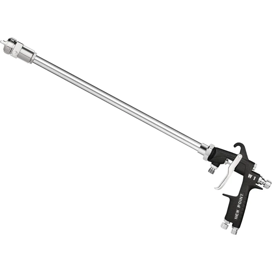 

100 см удлинитель с длинным полюсом, угол распыления, воздушный распылитель, пистолет для покраски под давлением, высокая эффективность для дома, автомобильная насадка для покраски