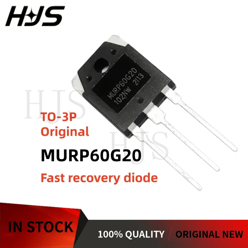 5-20PCS Original 100% New MURP60G20 60G20 60A 200V TO-3P Fast recovery rectifier diode