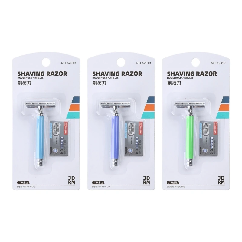 1 Set Safety Manual for Razor Double Replacement Men Beard Trimming F Dropship