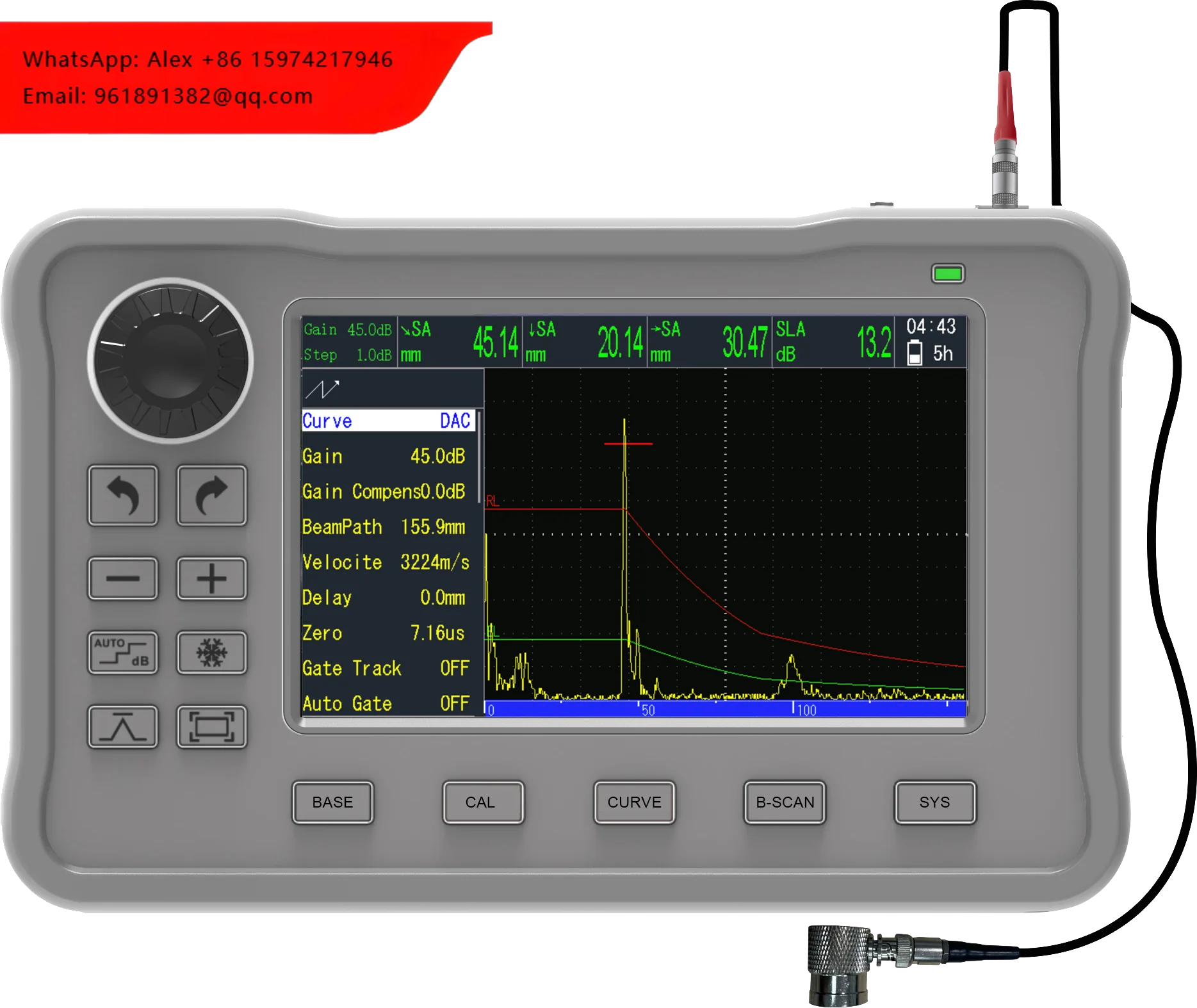 

UFD100 C Workpiece Internal Subtle Defect Detection Portable Equipment