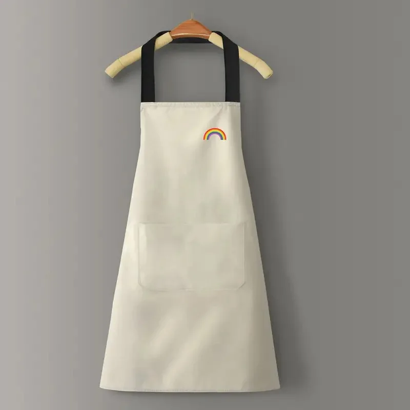 Hand-Wipe Waterproof Oil-Proof Kitchen Apron, High-Value Home Cooking Apron Towel Durable Chef Apron for Household Chores
