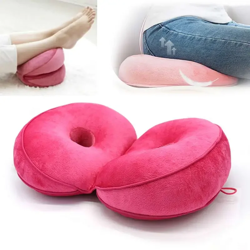 Comfort Cushion Lift Hips Up Seat Cushion Multifunctional Orthopedic Latex Cushion Folding Pillow for Car Seat Home Office cojin