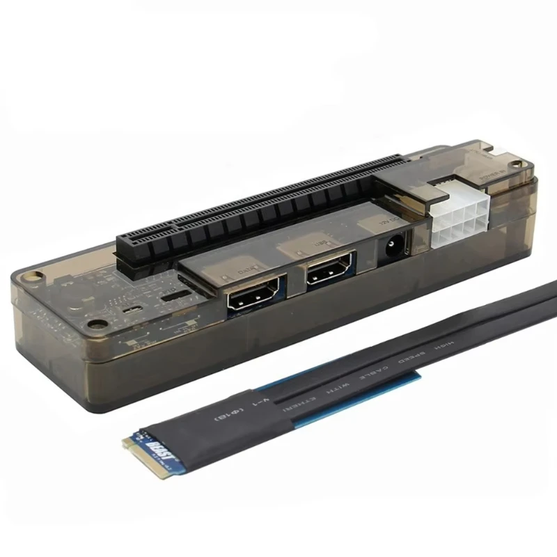 PCI-E Laptop External Independent EXP GDC Graphics Card Dock / PCIe Notebook Docking Station M.2 M Key Interface Version