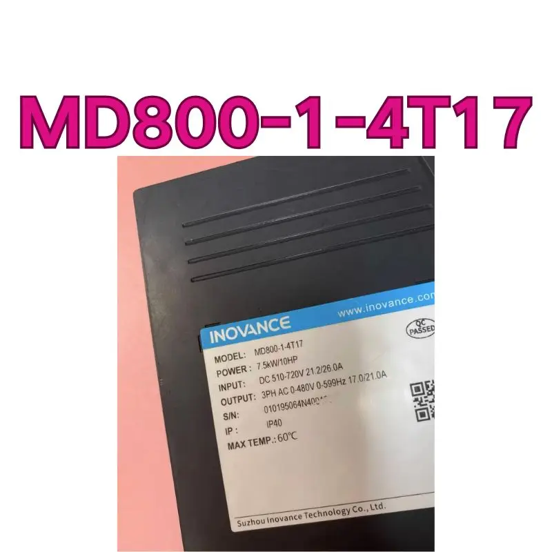 Used MD800 series power module MD800-1-4T17 380V single axis 7.5KW tested OK, quickly shipped