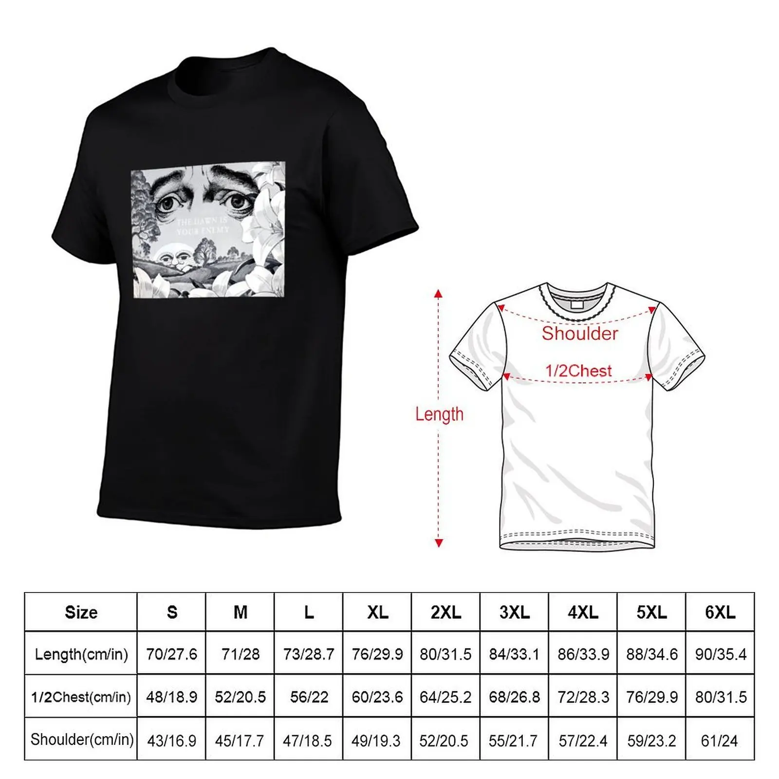 The Dawn Is Your Enemy T-Shirt customizeds anime shirt black t-shirts for men
