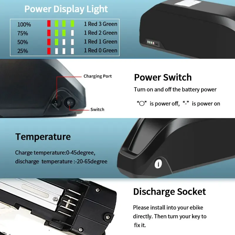 Oryginalny elektryczny e Bike Bafang ebike 21700 18650 ogniw 52V 48V 36V 13AH 15.6AH 20AH 24AH potężny rower litowy akumulator