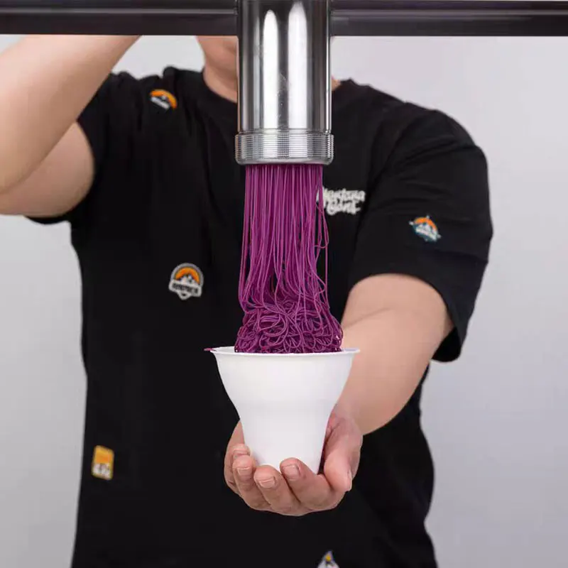 Popular New Arrival Hand Crack Japan Mont Blanc Ice Cream Maker Matha Gelato Noodle Maker Machine Matcha Mont Ice Cream Tool