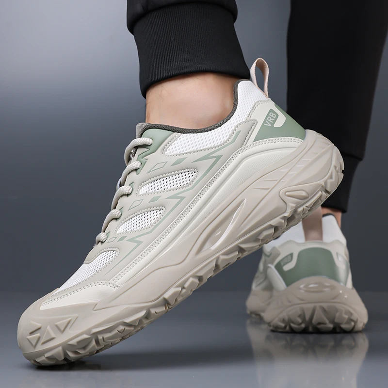 

Solid Color Men Daily Casual Sports Shoes Light Flexible Wear Resistant Non Slip Outdoor Commute Walking Training Sneakers