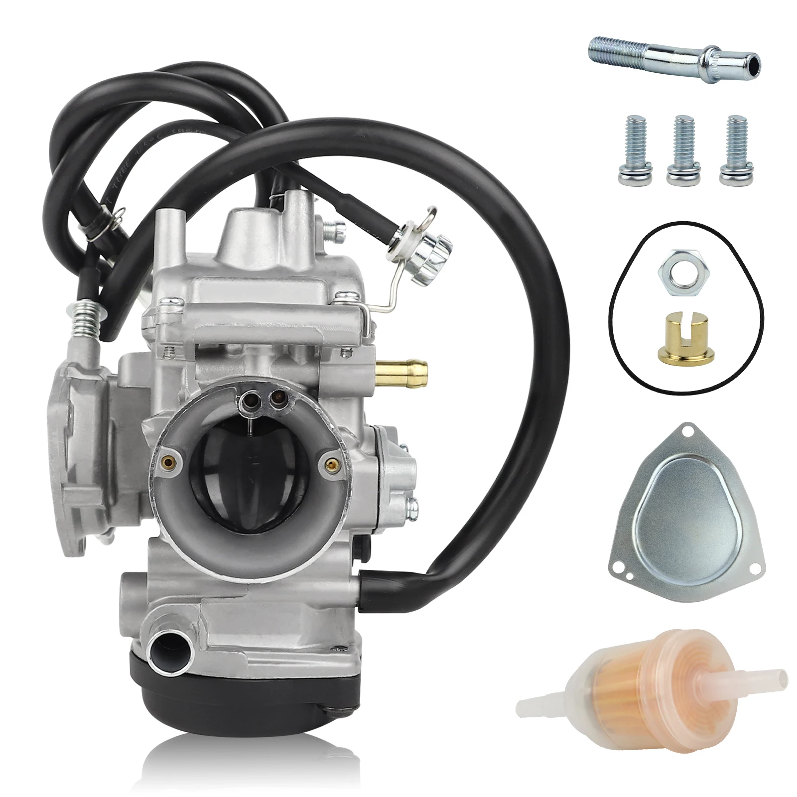 PD33J Carburetor ATV for Yamaha Grizzly 350 400 450 Big Bear 400 Kodiak 400 450 Wolverine 350 450 YFM250 YFM350 YFM400 YFM450