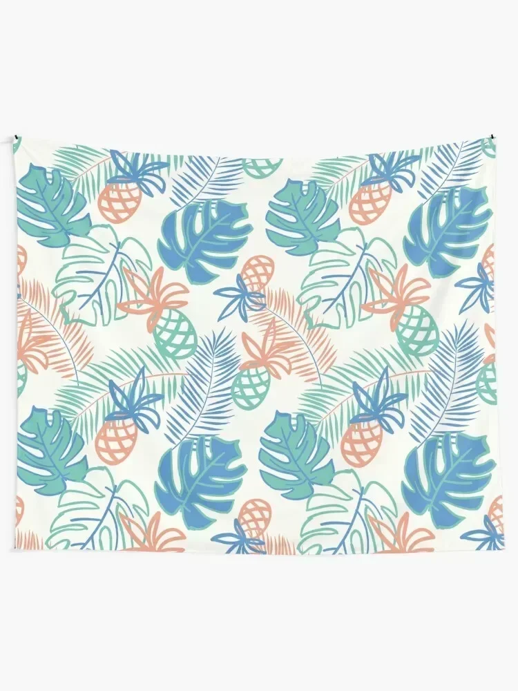 Tropical pineapple pattern Tapestry Room Decoration Korean Style Room Decorating Aesthetic Tapestry