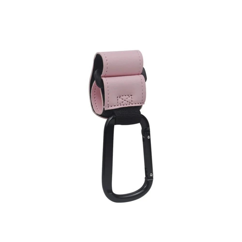 New Universal Stroller Hooks Brown Carabiner Clips Stroller Clips and Hooks for Parents and Travelers