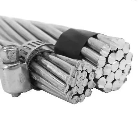 ASTM B232 Bare Overhead ACSR Conductor for Power Transmission - Pigeon/Waxwing/Linnet/Hawk, 67.44/107.07/170.45/241.7mm²