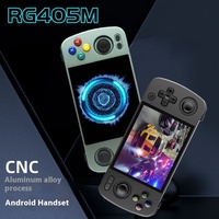 2024 New Rg405m Android Handheld Game Console Aluminum Alloy Portable With Tv Joystick Style Open-Source Retro Arcade Machine