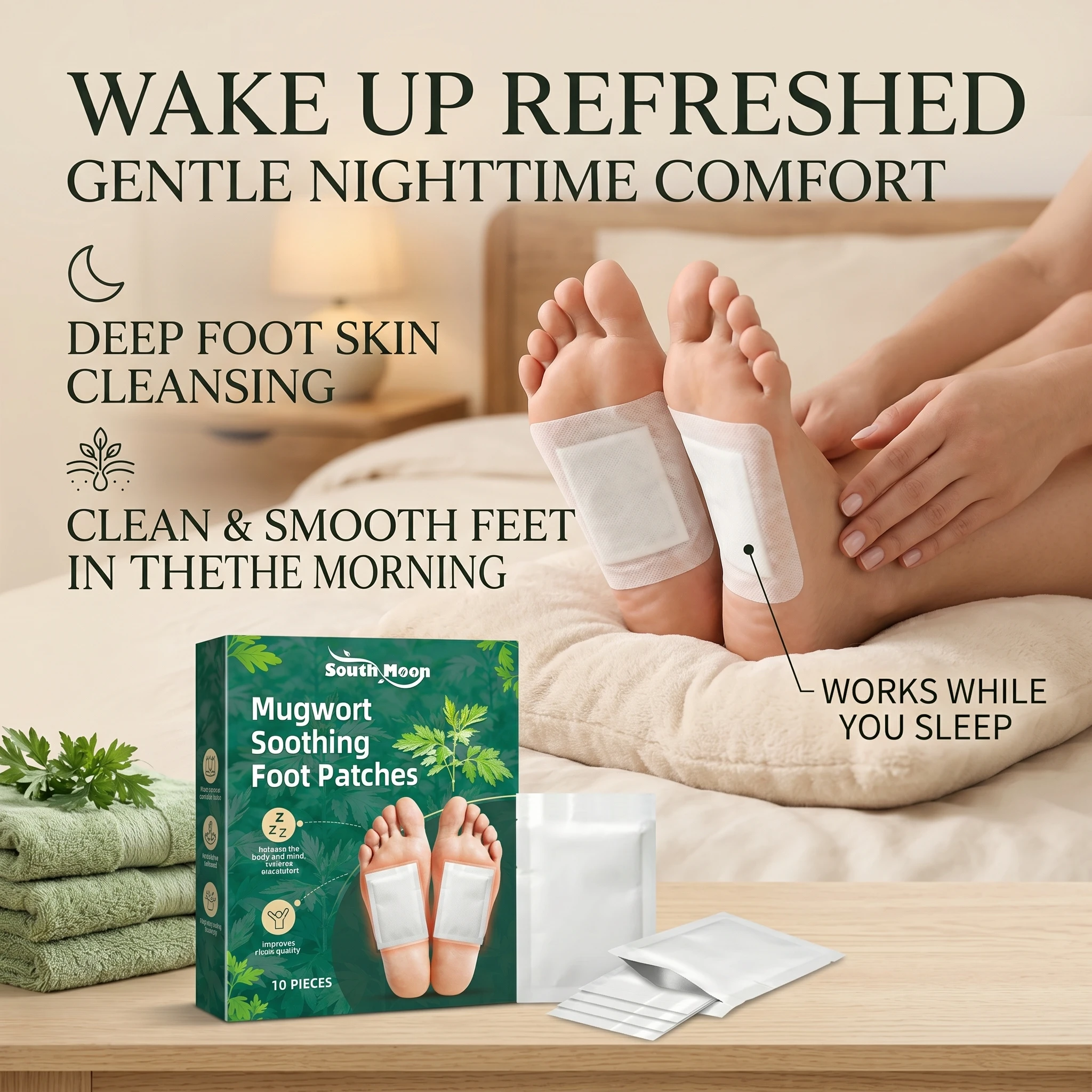 Parches Calmantes para Pies co - Detox Foot Patch reseña y precio