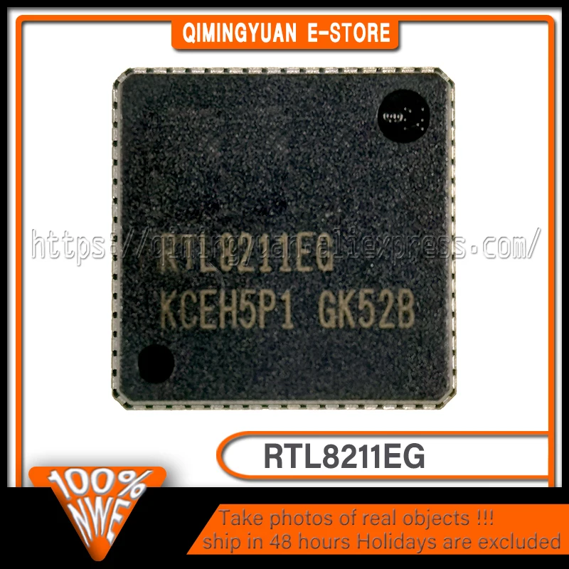 5PCS/LOT RTL8211EG RTL8211EG-VB-CG QFN64 100% New Original in stock