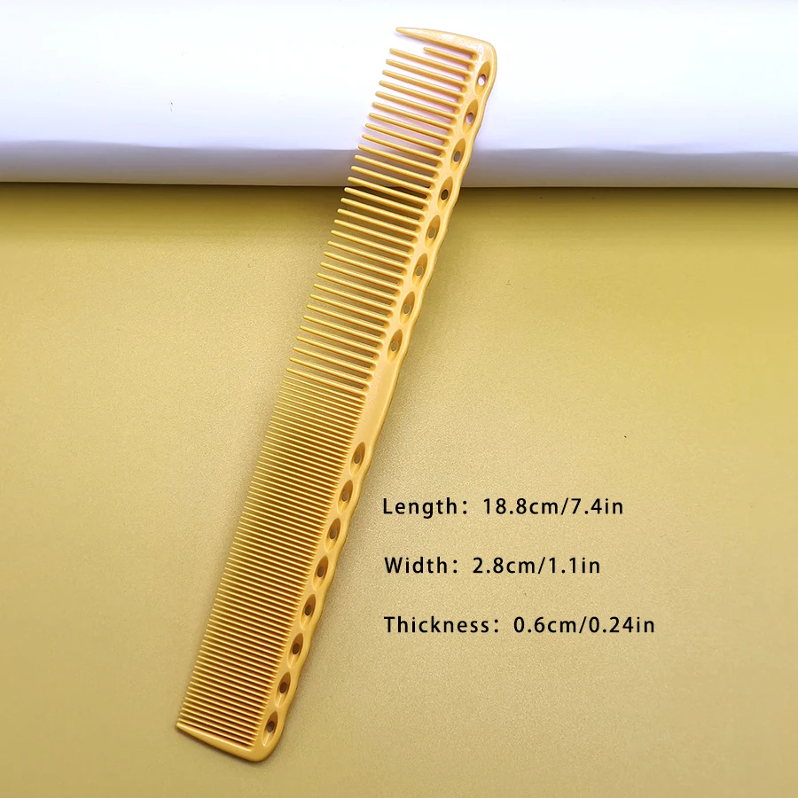 Sechsteiliges Set Haarschneidekämme in Abgestuften Größen, Erhältlich in Fünf Farben, Ein Unverzichtbares Friseurkamm-Set für Salon-Stylisten – Detail 3
