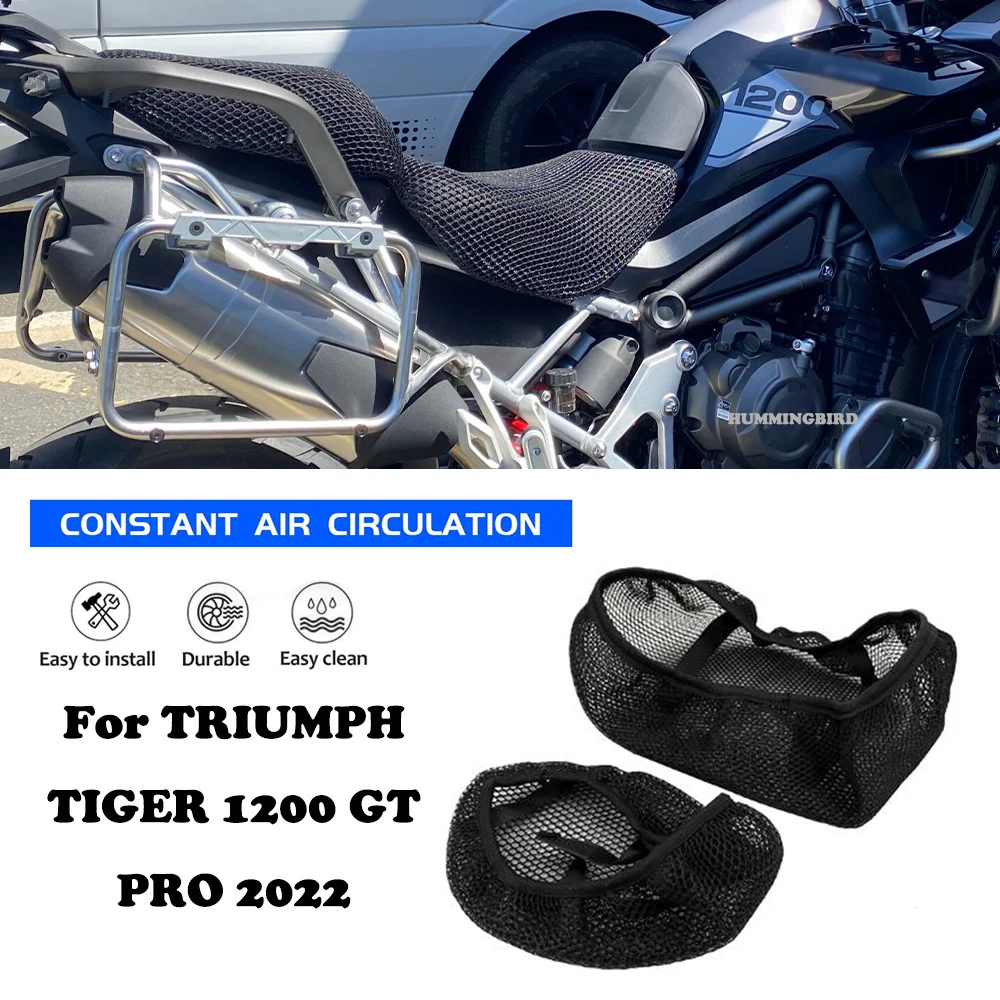 

Tiger1200 Seat Covers For Triumph Tiger 1200 GT PRO 2022 Motorcycle 3D Breathable Seat Cover Comfortable Seat Protect Cushion