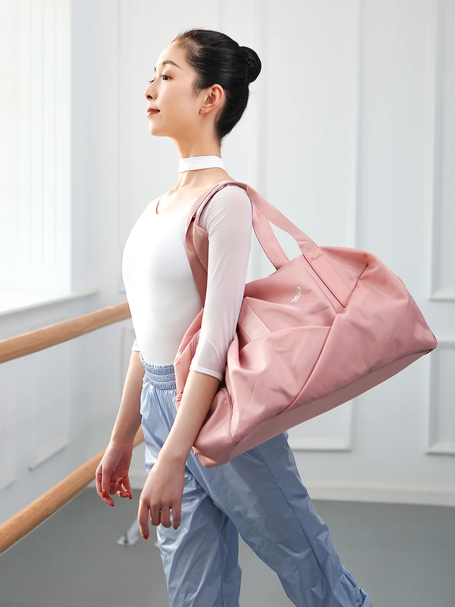 Mochila de grande capacidade para balé, bolsa adulta feminina rosa verde lavanda vermelha