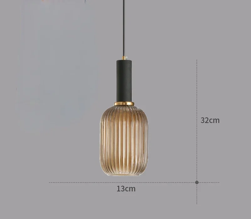 Europa Vintage Kleurrijke Glazen Luxe Hanglamp Verlichting voor Restaurant Eetkamer Slaapkamer Nachtkastje Thuis Plafond Hanglamp