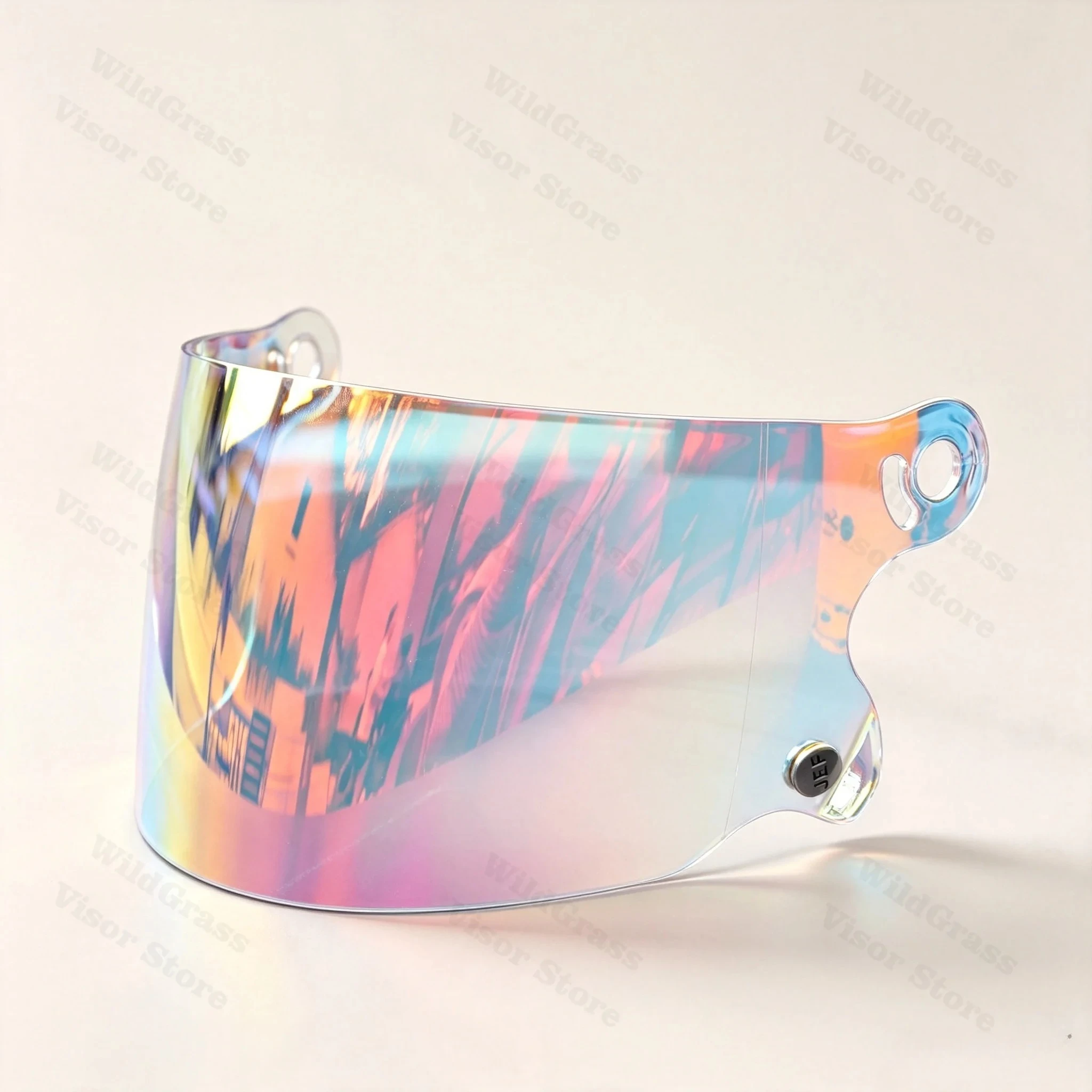 For JEF 603 Headwear Lens Compatible with Feture EVOCA891 Hard PC Decorative Replacement Fittings