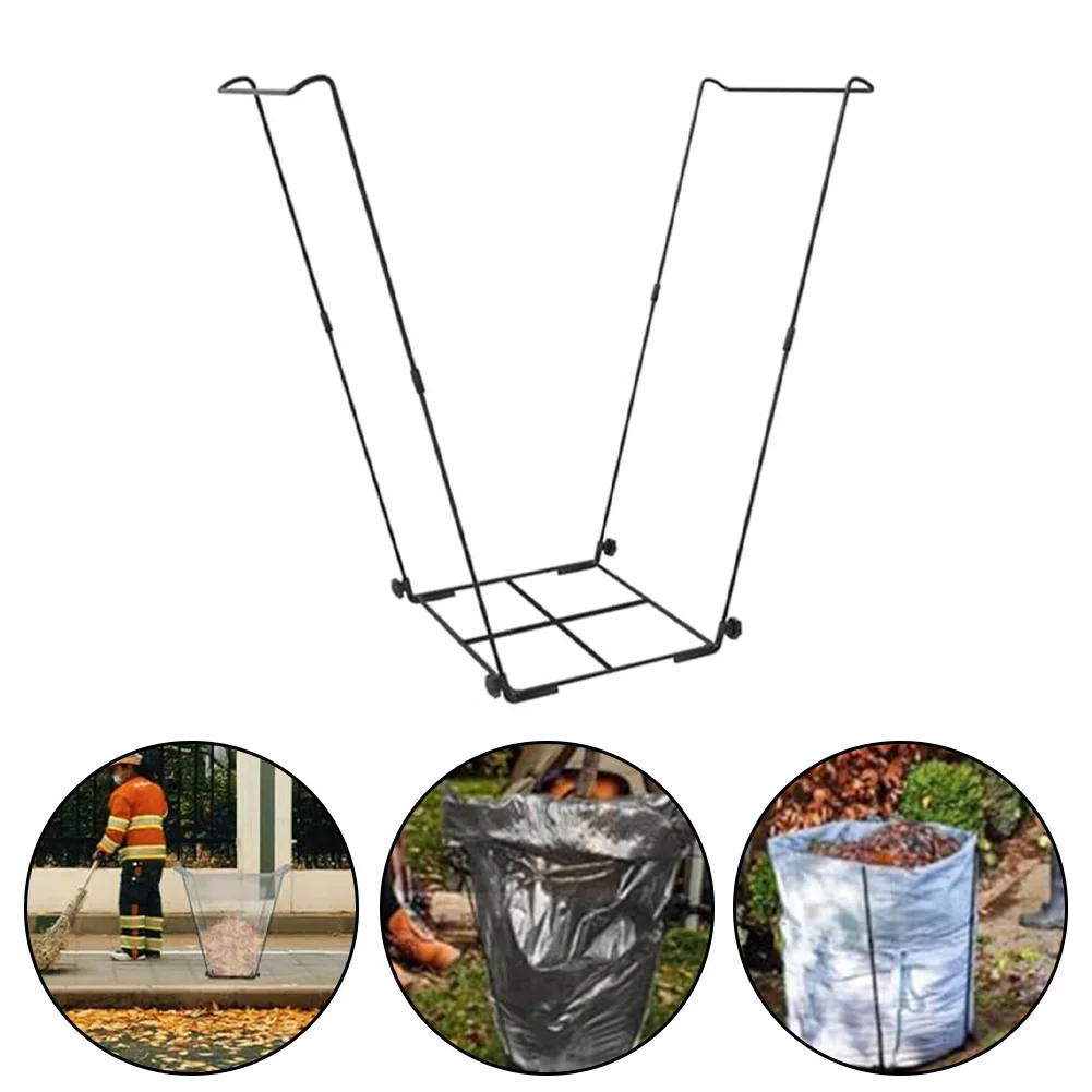 Outdoor Garbage Bag Holder Foldable Trash Bag Holder High Quality Materials Easy Transport Frequent Use Sturdy Frame For Camping