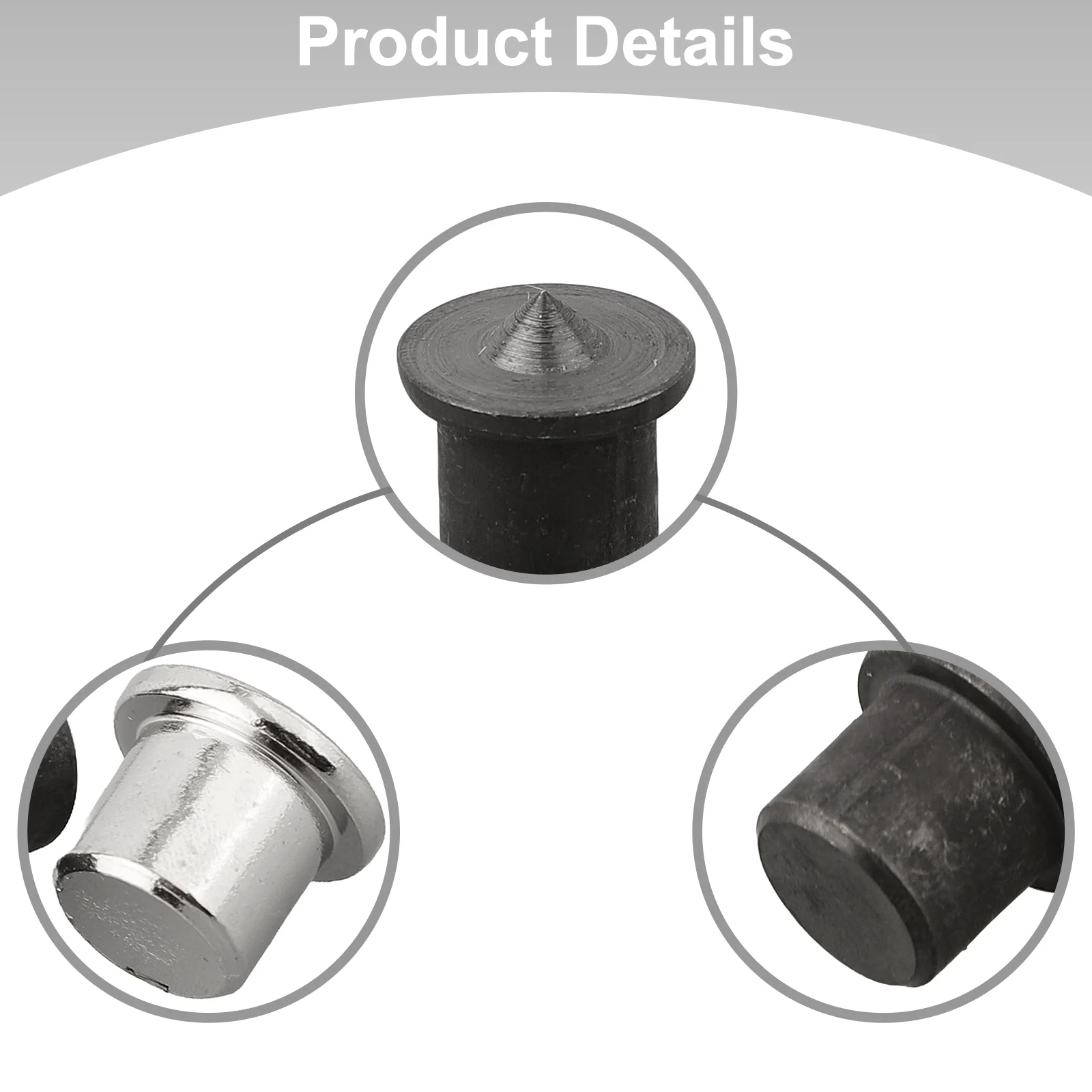 Perni di riferimento in acciaio inossidabile centri strumento per fori di perforazione tassello solido Tenon Center trapano per legno accessori per utensili elettrici