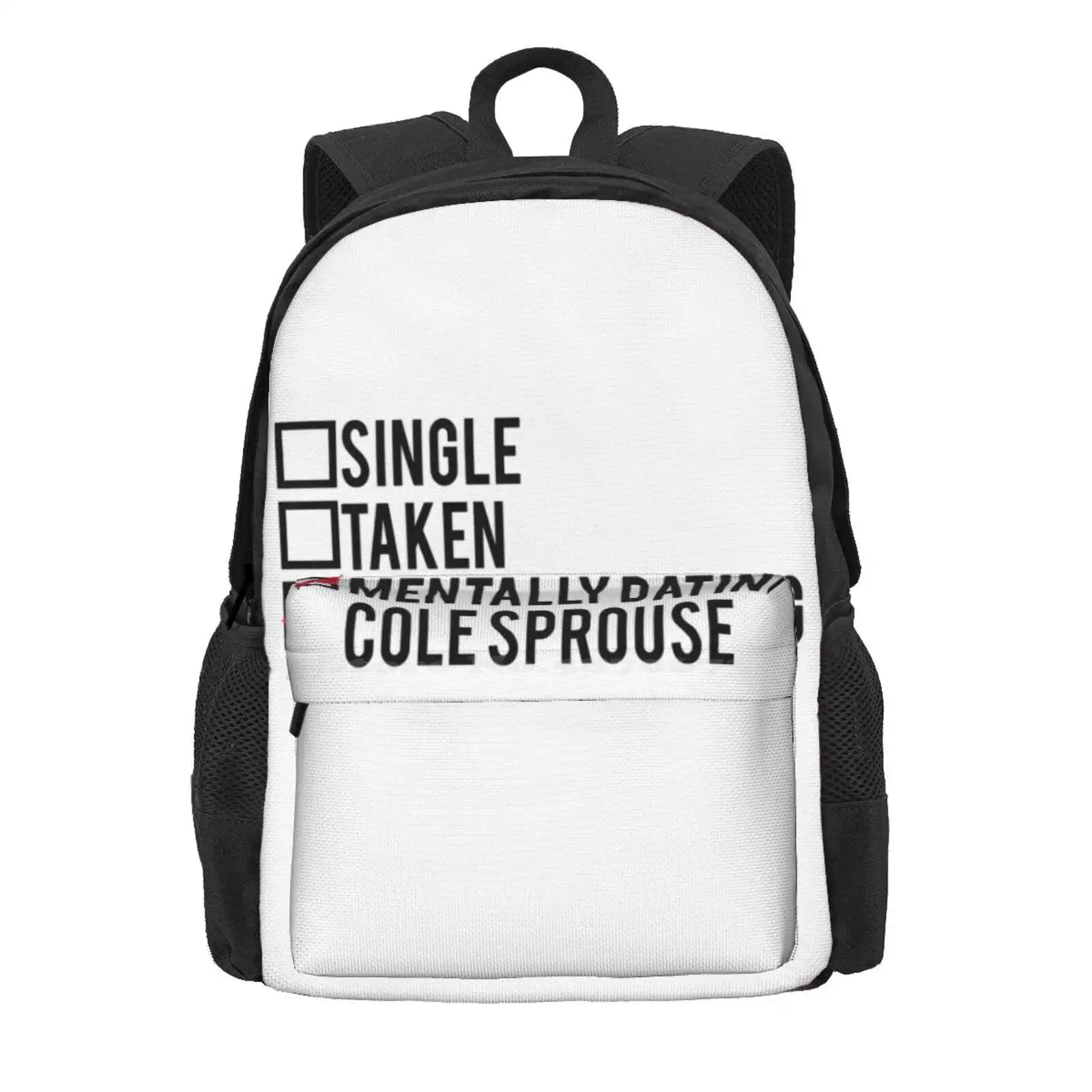 Mentally Dating Cole Sprouse Hot Sale Schoolbag Backpack Fashion Bags Riverdale Kj Apa Archie Andrews Lili Reinhart Cooper