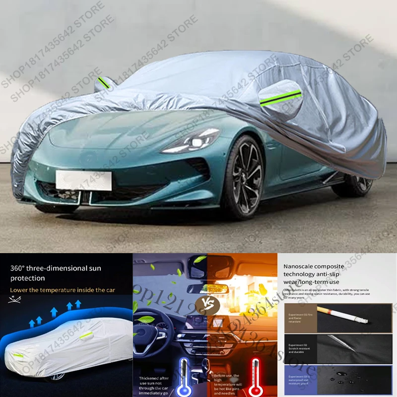 Full Car Cover Compatible with MG Cyberster 2024-2025 All-Weather Sun Rain UV Dust Proof Rain Outdoor Indoor Protect