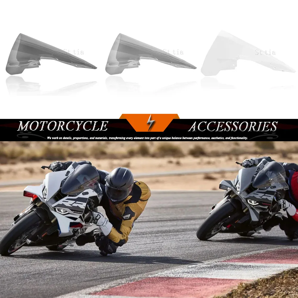 

New For BMW S1000RR S 1000 RR 2019 2020 2021 2022 2023 2024 2025 Motorcycle Sport Heightened Windshield Wind Screen