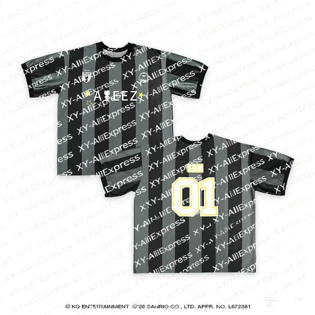 Crew Neck Striped Athletic Jersey, Loose Fit Short Sleeve Shirt for Recreational Sports, Street Look and Daily Wear