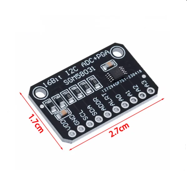 SGM58031 16bit high-precision 4-channel analog-to-digital ADC data acquisition converter development board module