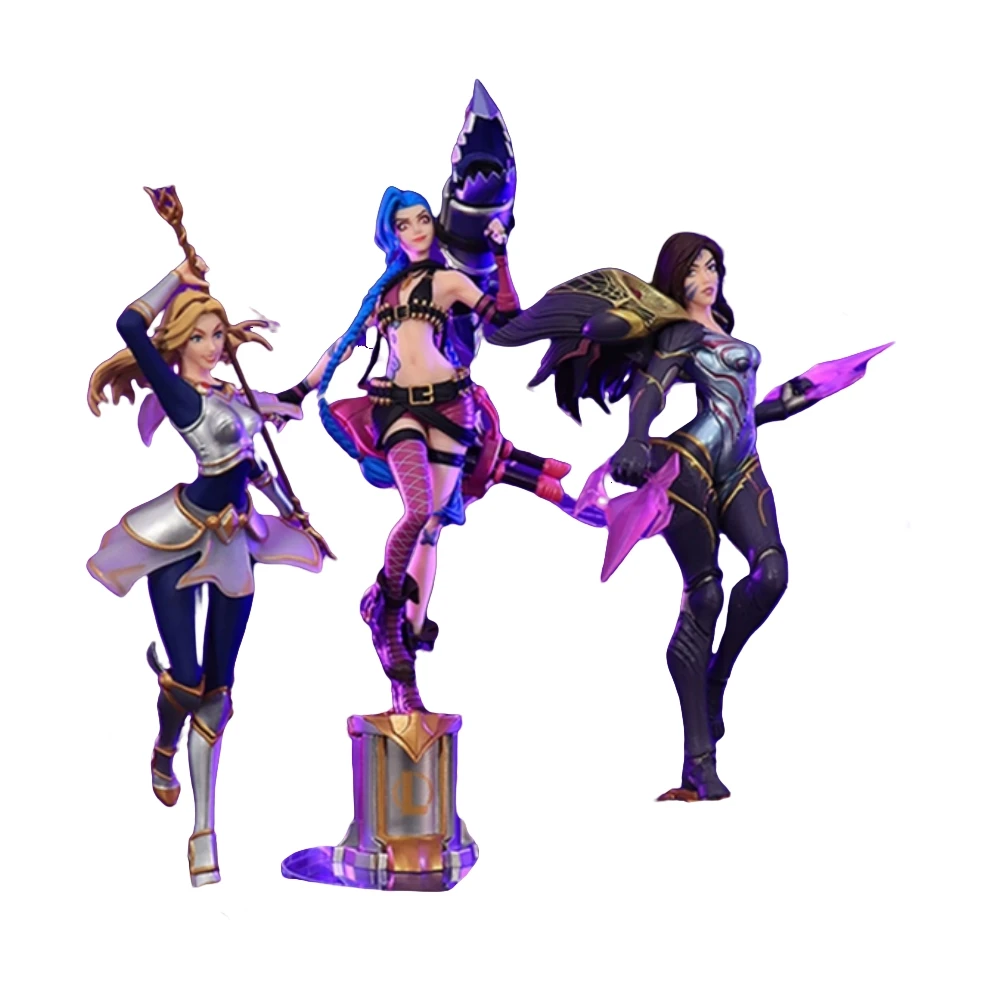 Mobile game League of Legends: Rogue, loli, Jinx, Lacks, desktop ornament, 3D pen, trendy toy, figurine, birthday gift